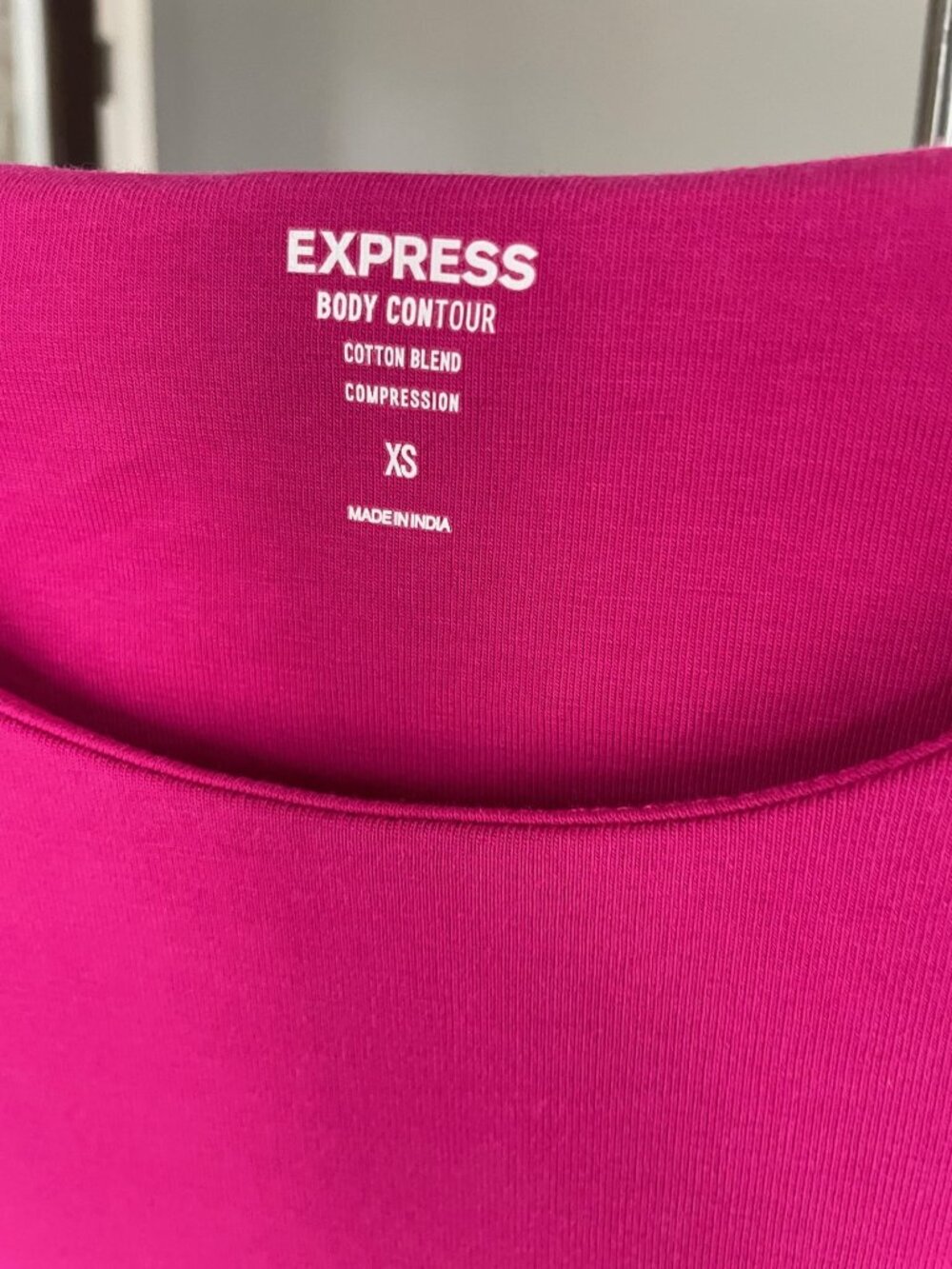 Hot Pink/Fuscia Long Sleeve Mini Long Sleeve Dress XS - Picture 6 of 11
